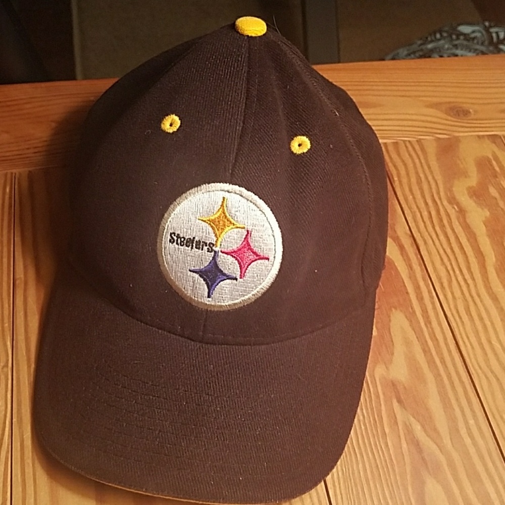 Pittsburgh Steelers Football Velcro Strap Hat